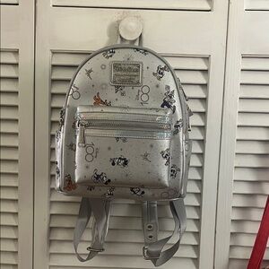 Disney Silver Mini Backpack